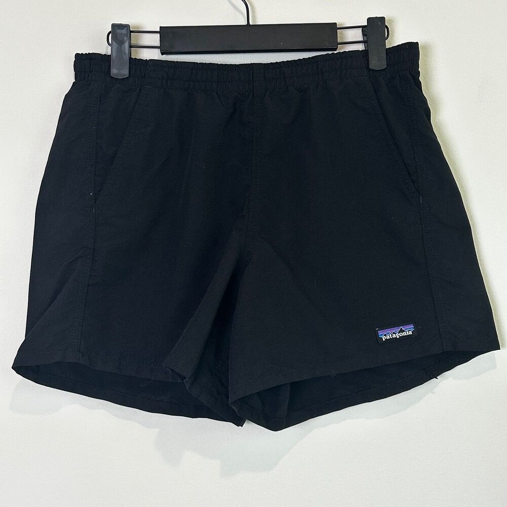 Patagonia Baggies Shorts Small Black Outdoor Running Trail Utility Sport Camping